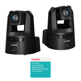 Canon Pack 2 Caméras PTZ 4K CR-N700B (Noir) + Auto tracking offert !