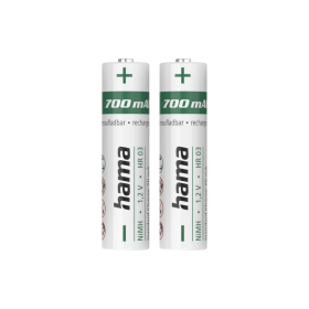 Hama Accu Nimh Aaa Micro 700 Mah 2 Pcs