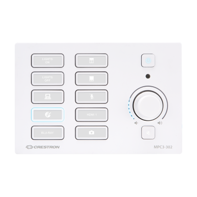 Crestron MPC3-302-W Processeur de contrôle murale Blanc