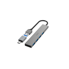 Hama Hub Usb 3.2G1-Usb-C/A-4Xusb-A 5Gb/S