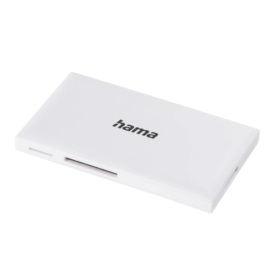 Hama Lecteur multi-cartes USB 3.0, SD / microSD / CF / MS, blanc