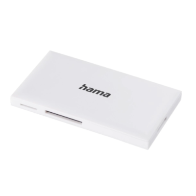 Hama Lecteur multi-cartes USB 3.0, SD / microSD / CF / MS, blanc