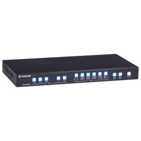 BlackBox Affichage 4 canaux Quad Multiviewer 4K60, HDMI, DisplayPort