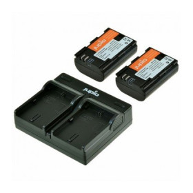Jupio 2x Batteries LP-E6 1700mAh + USB Chargeur Double