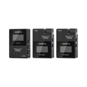 COMICA  2.4G Digital Dual-channel Wireless Microphone D2 BLACK