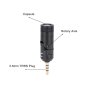 COMICA Mini Flexible Plug-in Cardioid Microphone