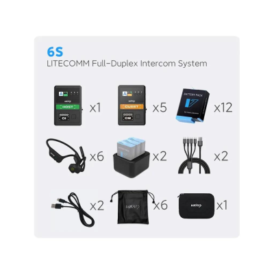 VAXIS LITECOMM Full-Duplex Intercom System 6S  - EU