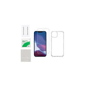 WE PACK verre trempé et coque de protection transparente IPHONE 14