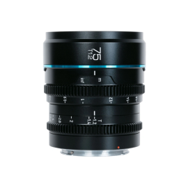 Sirui Objectif Nightwalker 75mm T1.2 S35 Manuel(X Mount, noir)