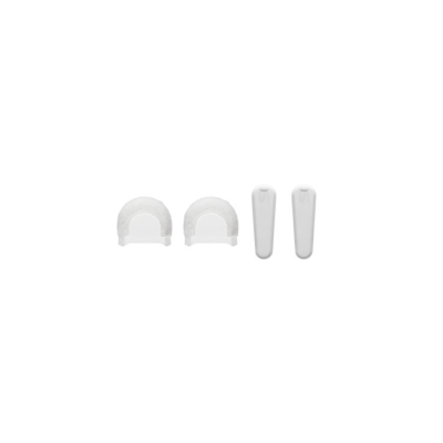 SHURE Lot de 2 bonettes anti-vent blanches + clips pour MOVEMIC