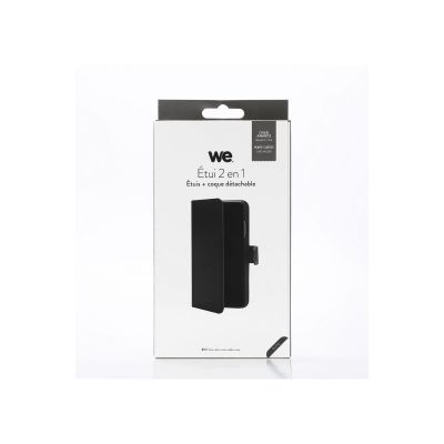 WE Etui folio MAGNETIQUE APPLE IPHONE 12 PRO MAX Noir