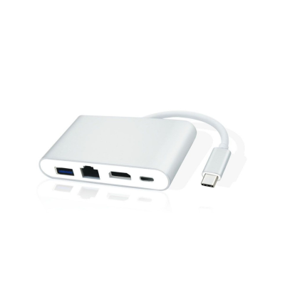 D2 Hub USB-C universel pour Macbook et PC avec USB-C 4 ports : USB
