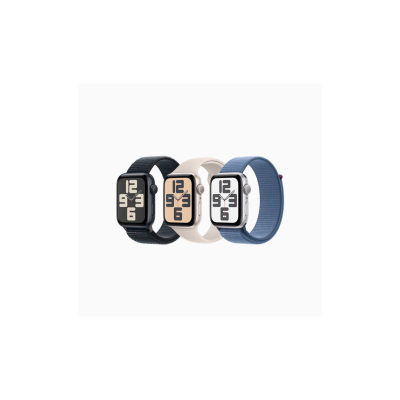 Apple Watch SE GPS+Cell. 40mm Silver Alu Winter Blue Sport Loop
