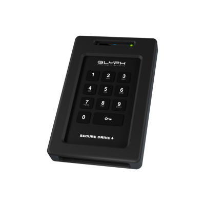Glyph SecureDrive+ Keypad, 8TB Encrypted SSD Drive USB 3.2 Gen1