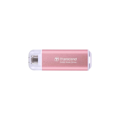 Transcend 1TB USB External SSD ESD310P USB 10Gbps Type C/A Pink