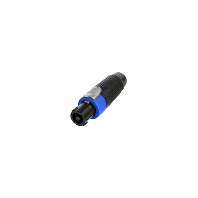 Neutrik Fiche male 4 pv¥les etanche corps noir metal IEC62368-1