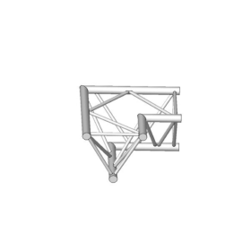 ASD Angle Alu SX390 2 Départs Horizontal 90°