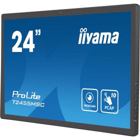 Iiyama Écran tactile LCD ProLite 24" Class Webcam 16:9 5 ms60,5 cm