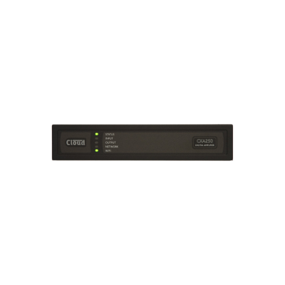 Cloud Ampli Num 1x250W à 70V-100V ou 2x125W à 4O-8O DSP et Eth ½1U