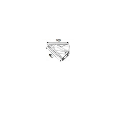 ASD Angle 2D 45° Section 250 Alu Carré