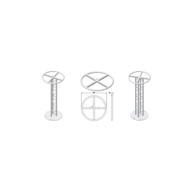 ASD Barre Totem Pour Structure Tri/ Carre 290