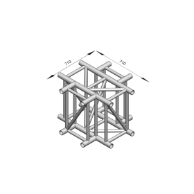 ASD Angle 4 Départs à Plat 90° LG de 0m71X0m71