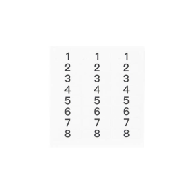 Hollyland Number Stickers for Wireless tally