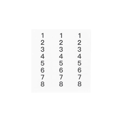 Hollyland Number Stickers for Wireless tally