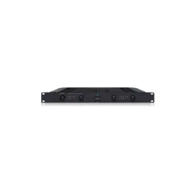 Biamp High End, 4x125 watts @ 4 ohms, black 1U 19" rack mounted