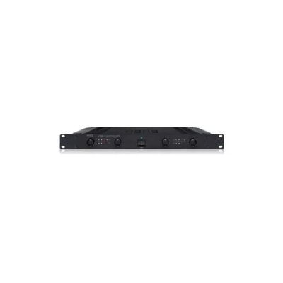 Biamp High End, 4x125 watts @ 4 ohms, black 1U 19" rack mounted