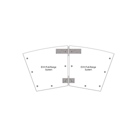 ElectroVoice Kit de rigging horizontal pour EVH Existe en N ou Bl