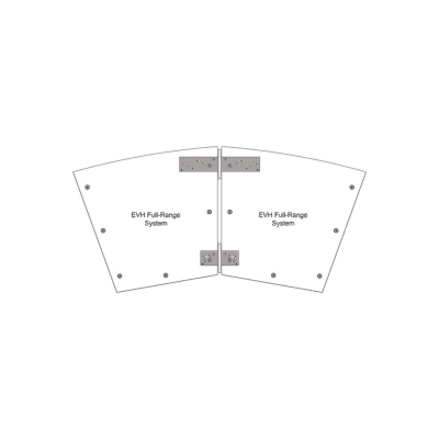 ElectroVoice Kit de rigging horizontal pour EVH Existe en N ou Bl