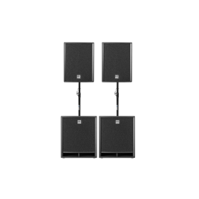 HK AUDIO 2 PRO 12, 2 PRO 18S + 2 mâts QUIKLOK