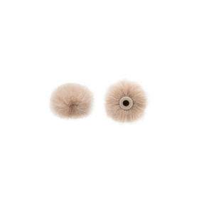 Bubblebee 2x bonnette poils pour microcravate Supp. c.r. M Beige