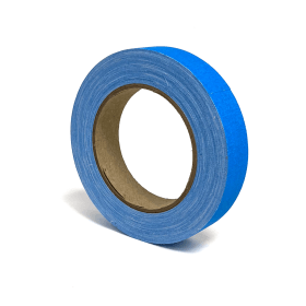 Gaffer Professionnel Fluo Mat bleu - 2,5cm x 25m