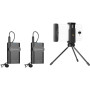 Boya WM4 Pro K4 Système sans-fil UHF 2 emetteurs recepteur pour iOS