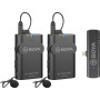 Boya WM4 Pro K4 Système sans-fil UHF 2 emetteurs recepteur pour iOS