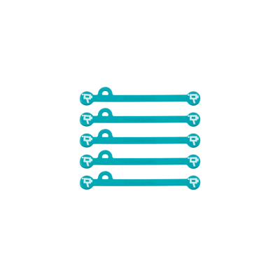 Wooden Camera Cine Mag Ties - Teal - 105mm