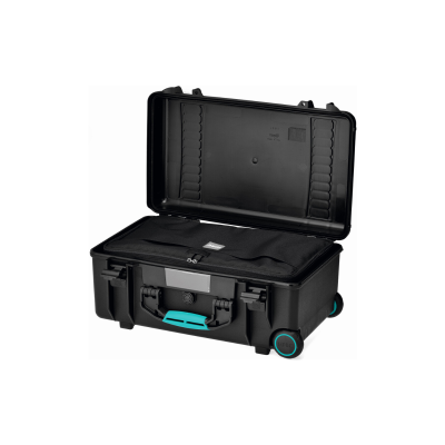 HPRC Valise résine 2550W à roues Bag And Dividers Black/Blue Bassano