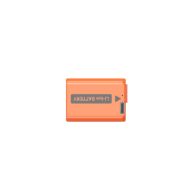 SmallRig 4965 NP-FW50 USB-C Batterie rechargeable (Orange)
