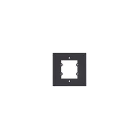 Kramer Frame for Wall Plate Inserts - 1 Gang
