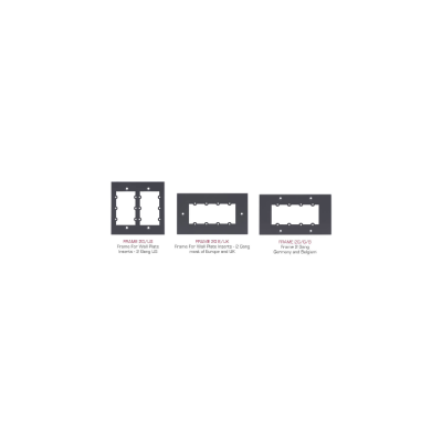 Kramer Frame For Wall Plate Inserts - 2 Gang