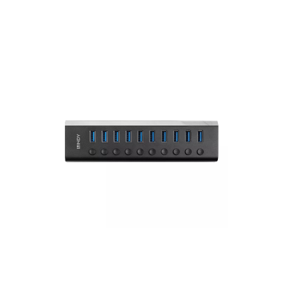 Lindy Hub USB 3.0 10 ports avec interrupteurs On/Off