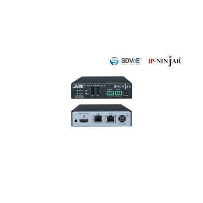 IDK AV Récepteur décodeur Ninjar KVM 4K@60 RJ45 Cat 5/6