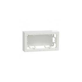SCHNEIDER Odace Styl Boîte en saillie blanc 2 postes entraxe 71mm