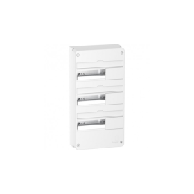 SCHNEIDER Resi9 Coffret en saillie Blanc  3 rangées de 13 modules