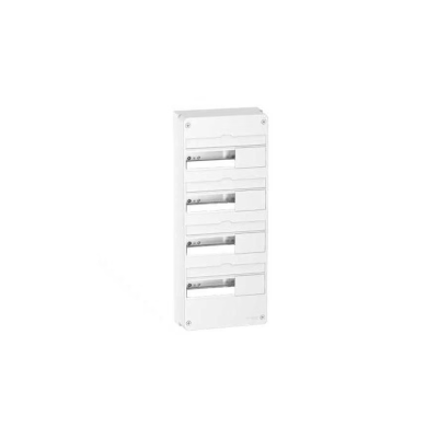 SCHNEIDER Resi9 Coffret en saillie Blanc  4 rangées de 13 modules