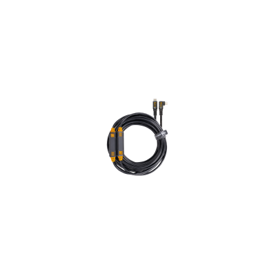 TetherGuard Cable Kit, USB-C/USB-C, 31'  Straight to Right, Black