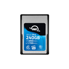 OWC Atlas Pro Carte CFexpress Type A 240GB VPG 200, Adpt. CFX A - B