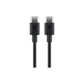 Goobay Câble de Charge et de Synchronisation USB-C™ vers USB-C™60W 1m